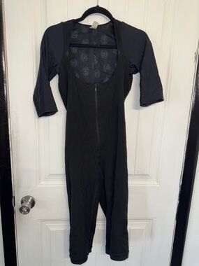 Stage 2 faja Black Full-Body Zippered Shapewear Jumpsuit